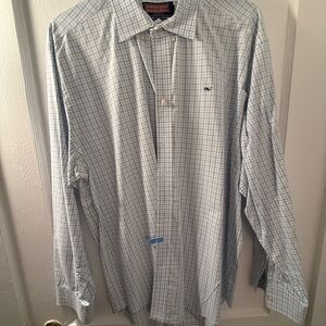 Vineyard Vines Blue Checkered Shirt